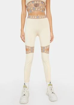Kappa Beige 222 Banda Ikongo Leggings