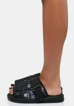 Kappa Black Authentic Nuuk 1 Slide Sandals