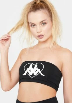 Kappa Black Authentic Love Koszalin Bandeau