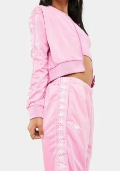 Kappa Bottoms Pink 222 Banda Wrastoria Track Pants