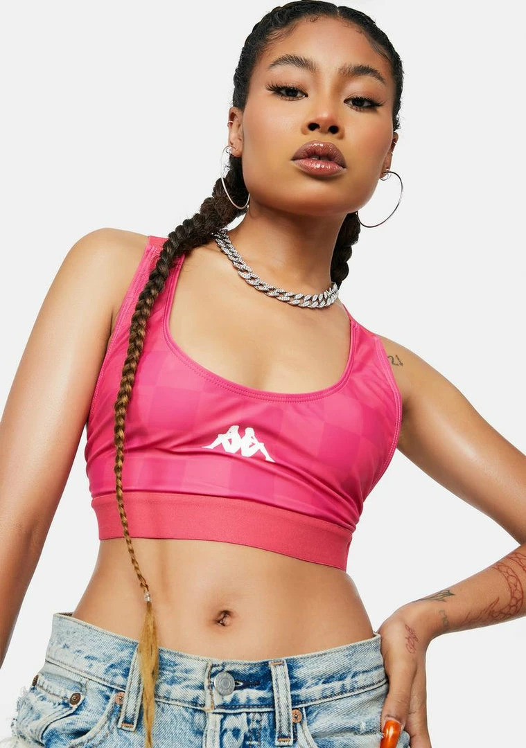 Cheap β€οΈ Kappa Active Fuchsia White Authentic Pop Ezay Sports Bra π 3 Kappa Active Fuchsia White Authentic Pop Ezay Sports Bra