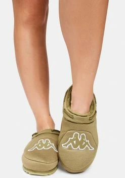 Kappa Olive Logo Tasin Sneaker Mules Flats