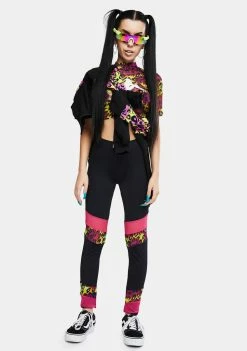 Kappa Authentic Delani Graphik Leggings Bottoms