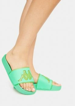 Kappa Green Ash Authentic Aqua 1 Slide Sandals