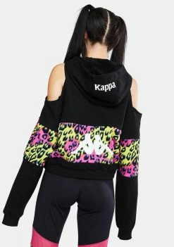Kappa Tops Authentic Delia Graphik 2 Zip Hoodie