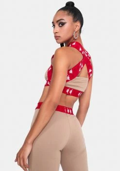 Kappa Brown 222 Banda Tibey Bra Top Active