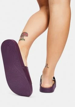Kappa Dark Violet 222 Banda Adam 17 Slide Sandals
