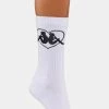 Kappa White Authentic Loval Crew Socks