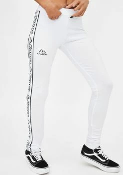 Kappa White Logo Tape Arivo Leggings