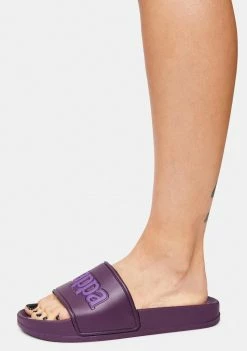 Kappa Dark Violet 222 Banda Adam 17 Slide Sandals