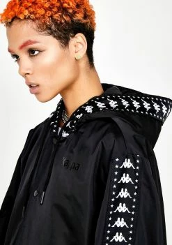 Kappa Outerwear Authentic Bzalnoy Hooded Satin Jacket