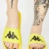 Kappa Yellow Authentic Adam 2 Slides