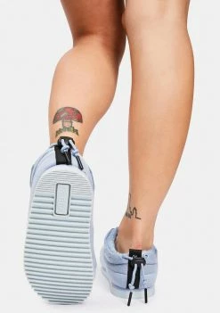 Kappa Light Blue Logo Tasin Sneaker Mules Flats