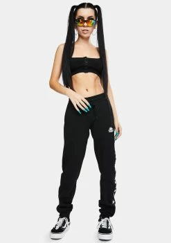 Kappa Bottoms 222 Banda Barnu 2 Black Track Pants