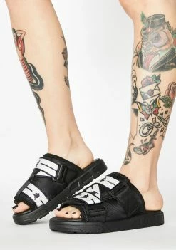 Kappa Black Authentic JPN Mitel Slides