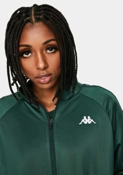 Kappa Outerwear Green 222 Banda Blaston Track Jacket