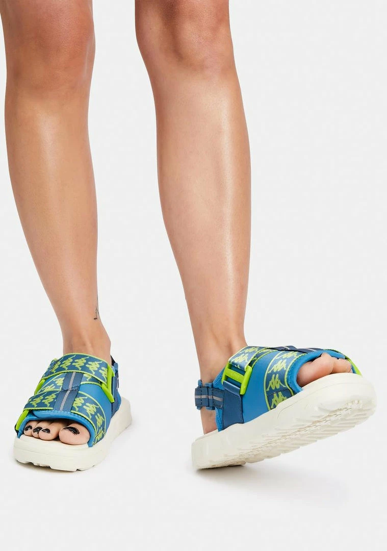 Deals π Kappa Blue Lime 222 Banda Mitel 2 π©΄ Sandals β 5 Kappa Blue Lime 222 Banda Mitel 2 Sandals