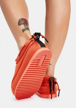 Kappa Orange Logo Tasin Sneaker Mules Flats