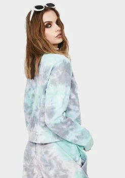 Kappa Tops Authentic Galz Tie Dye Sweatshirt