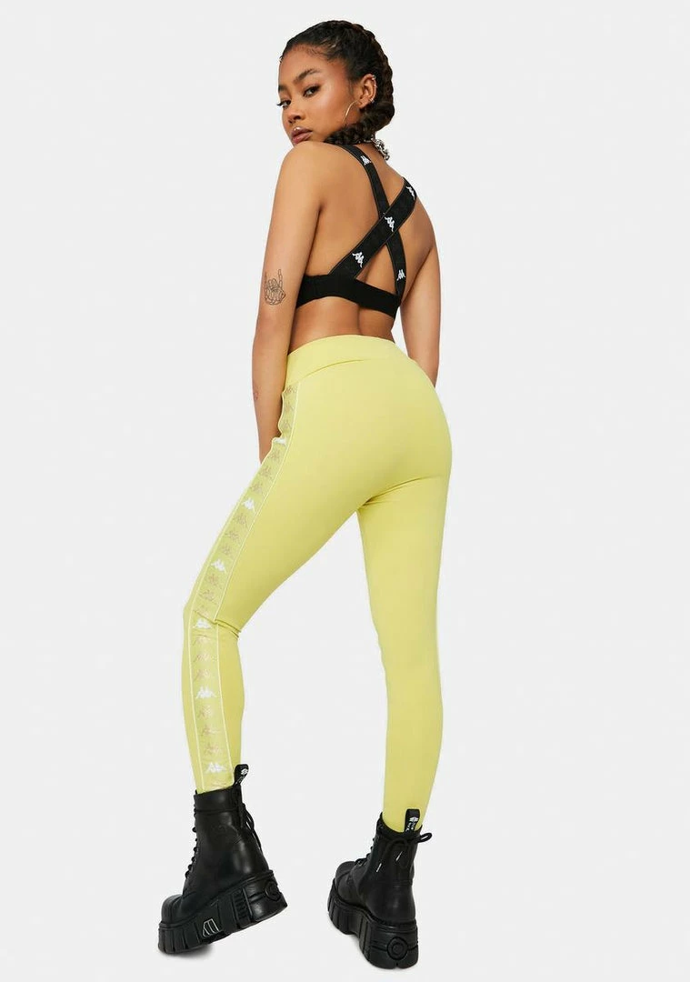 Cheap π₯° Kappa Yellow Lime 222 Banda Bartes Sport Leggings βοΈ 6 Kappa Yellow Lime 222 Banda Bartes Sport Leggings
