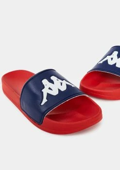 Kappa Blue Red Authentic Adam 2 Slides Sandals