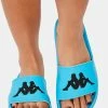 Kappa Neon Blue Authentic Adam 2 Slides