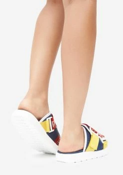 Kappa Navy Authentic Mitel 1 Slides Sandals