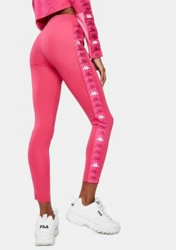 Kappa Active Pink 222 Banda Bartes Sport Leggings