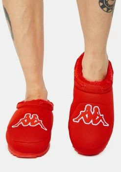 Kappa Red Logo Tasin Sneaker Mules Flats