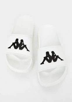 Kappa White Authentic Adam 2 Slides