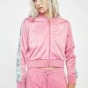 Kappa Pink 222 Banda Ponce Track Jacket Outerwear