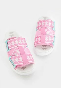 Kappa Sandals Pink 222 Banda Mitel 1 Slides