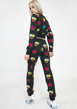 Kappa Bottoms Black Authentic Depok Sweatpants