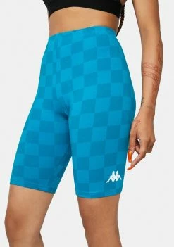 Kappa Active Green Sea White Authentic Pop Emiaza Bike Shorts