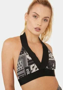 Kappa Black Authentic Bealanana Bra Top Active