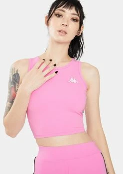 Kappa Fuchsia 222 Banda Atvan Crop Tank