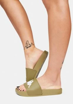 Kappa Olive Authentic Adam 2 Slide Sandals