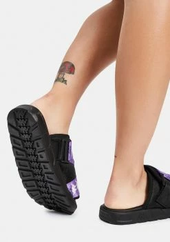 Kappa Black Lilac 222 Banda Mitel 7 Sandals