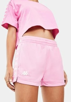 Kappa Pink 222 Banda Ladytrend Track Shorts Bottoms