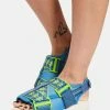 Kappa Blue Lime 222 Banda Mitel 2 Sandals