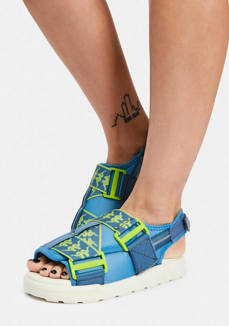 Deals π Kappa Blue Lime 222 Banda Mitel 2 π©΄ Sandals β 3 Kappa Blue Lime 222 Banda Mitel 2 Sandals