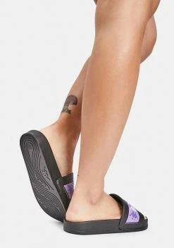 Brand new π Kappa Black Lilac Authentic Adam 15 Slides π©΄ Sandals π 9 Kappa Black Lilac Authentic Adam 15 Slides Sandals