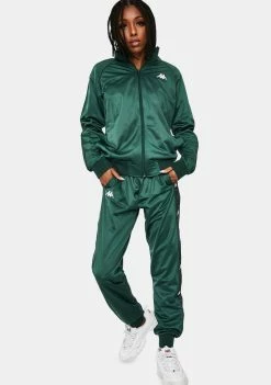 Kappa Outerwear Green 222 Banda Blaston Track Jacket