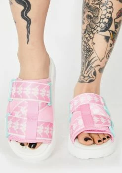 Kappa Sandals Pink 222 Banda Mitel 1 Slides