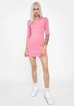Kappa Pink 222 Banda Mora T-Shirt Dress