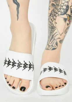 Kappa White 222 Banda Adam 4 Slides