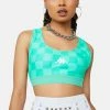Cheap βοΈ Kappa Green Spring White Authentic Pop Ezay Sports Bra βοΈ 2 Kappa Green Spring White Authentic Pop Ezay Sports Bra