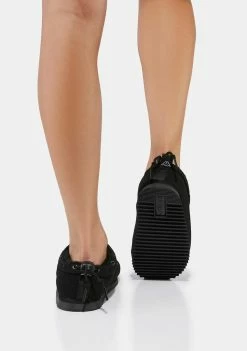 Kappa Flats Black Logo Tasin Sneaker Mules
