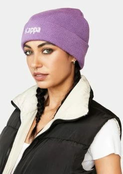 Kappa Purple Authentic Giada Beanie Hats