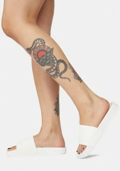 Kappa White Authentic Caius 2 Slides